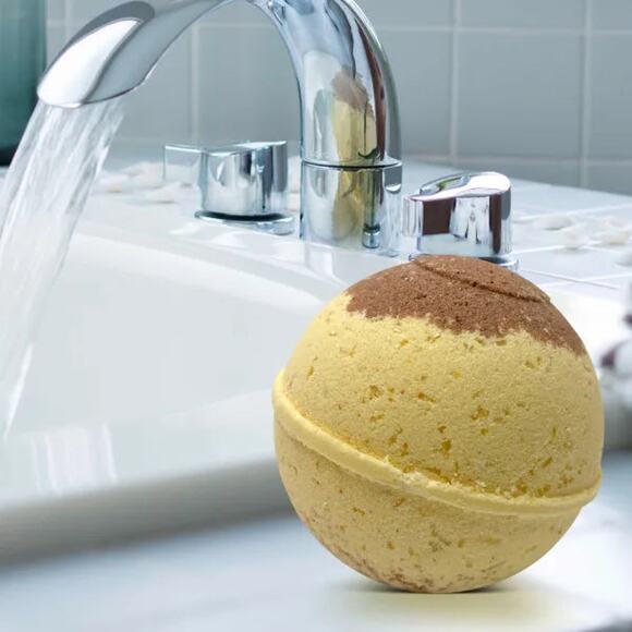 "Frankincense" Organic Bath Bomb in kraft box - 5 oz - Picture 4 of 6